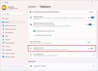 Suggested Actions