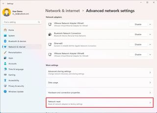 Network reset