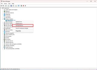 Windows 11 uninstall driver